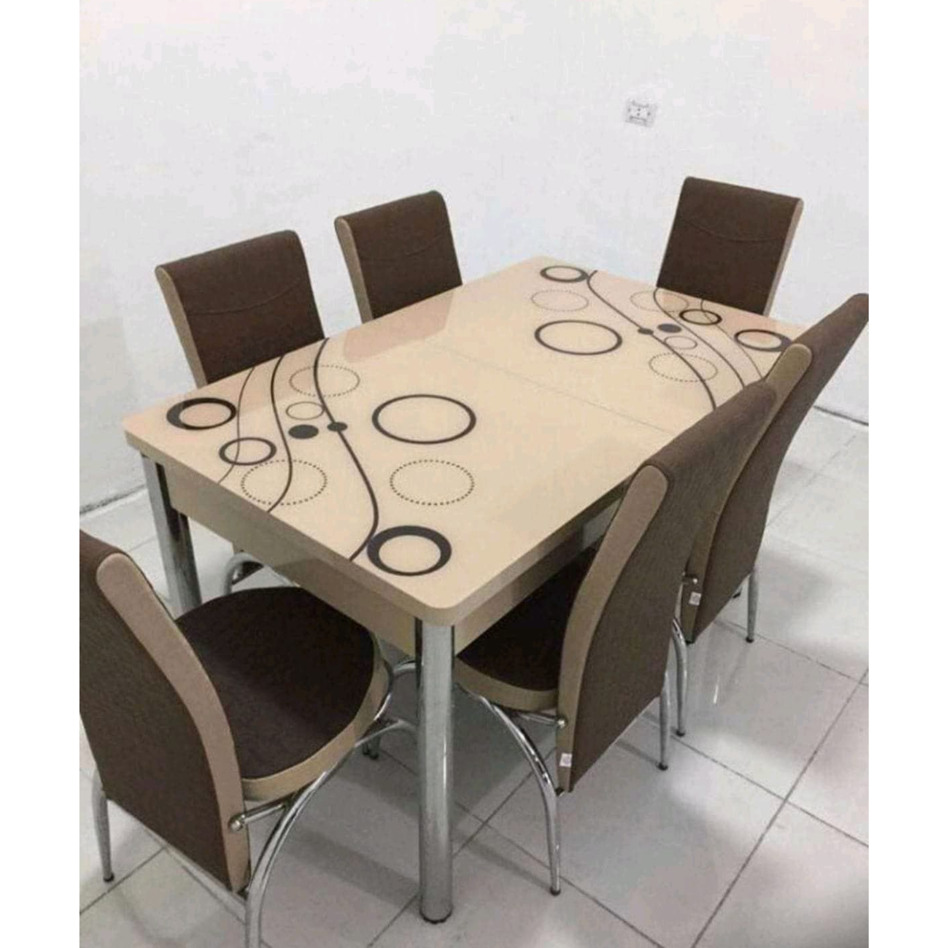 Brown Bubble Turkish Style Dining Table & Chair Brown Bubble Turkish Style Dining Table & Chair