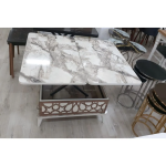 LIGHT GREY MARBLE EFFECT