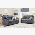 Roma Recliner 2 + 3 seater sofa greya