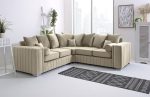 layla 5 seater corner cream