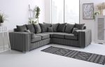 layla 5 seater corner grey