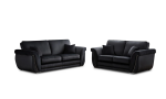 Knightsbridge Sofa Set 3+2 seater black