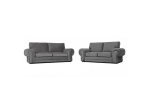verona sofa highback 3+2 seater dark grey