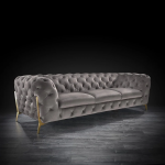 Regina Sofa Set | Dark Gray 3 seater