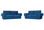 verona sofa highback 3+2 seater blue