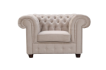chesterfield sofa cream 1 seater