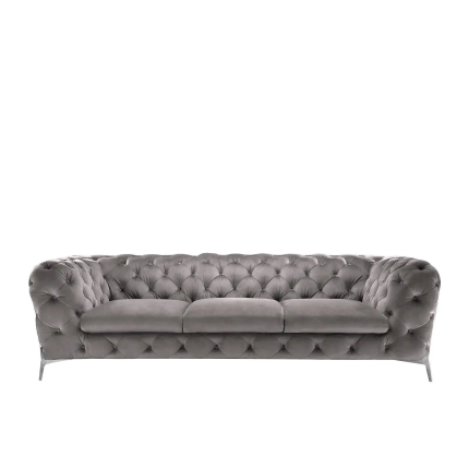 Regina Sofa Set | Dark Gray 3 seater