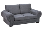 verona sofa highback 2 seater dark grey