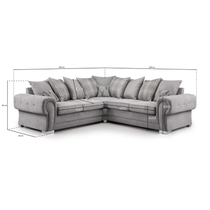 verona scatterback sofa 5 seater corner