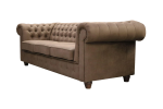 chesterfield sofa light brown 3 seater