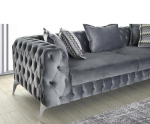 Italian Velvet 3 seater side pic